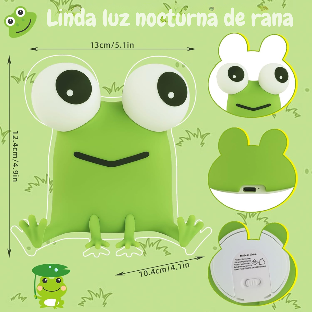 Lámpara Ranita Luminosa de Silicona