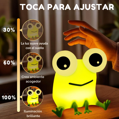 Lámpara Ranita Luminosa de Silicona