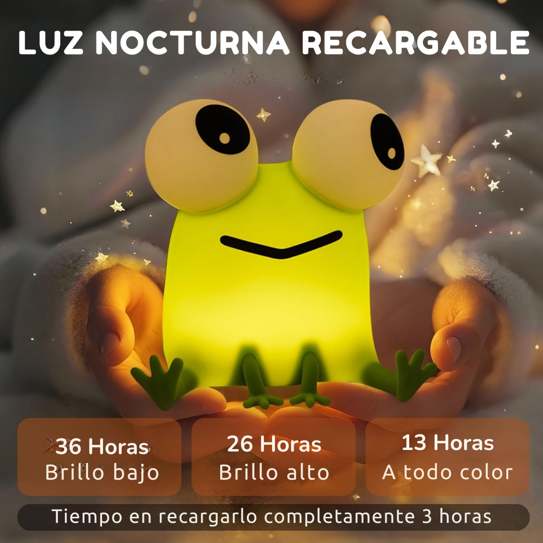 Lámpara Ranita Luminosa de Silicona