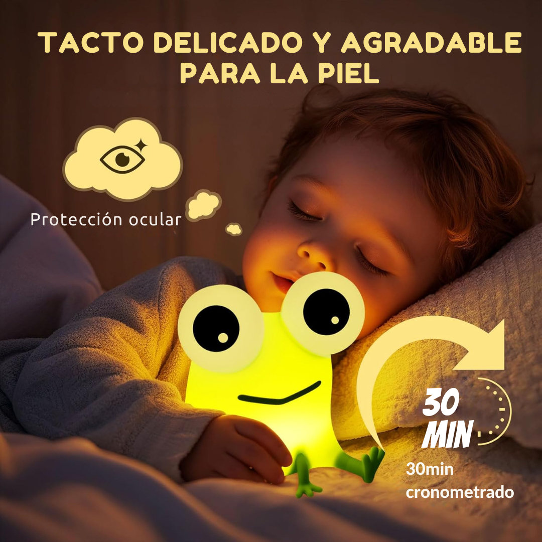 Lámpara Ranita Luminosa de Silicona